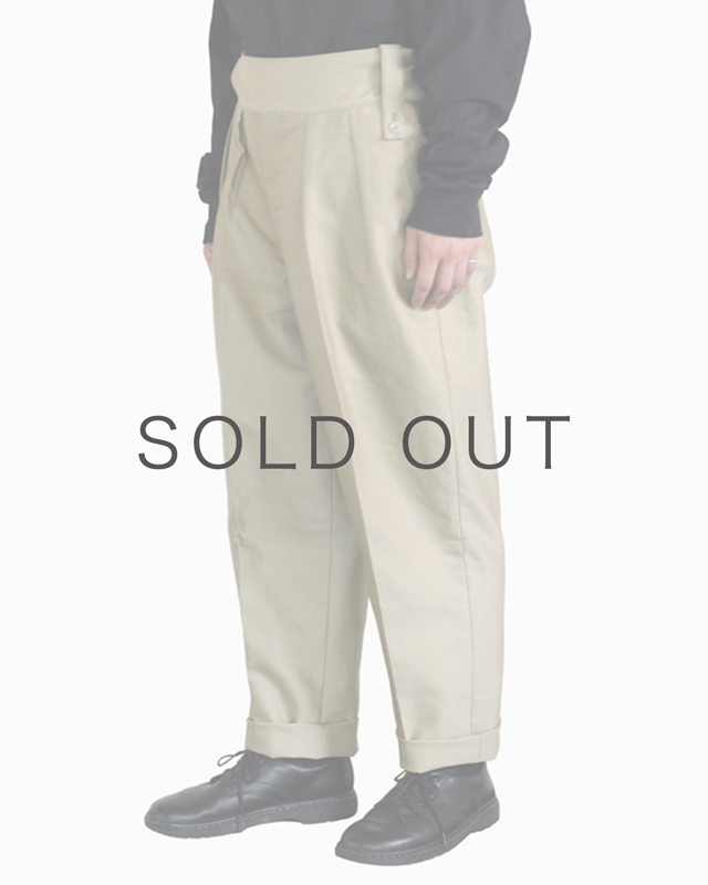 Moleskin｜BELTLESS – BEIGE｜NEAT