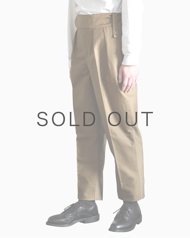 Moleskin｜BELTLESS – KHAKI｜NEAT