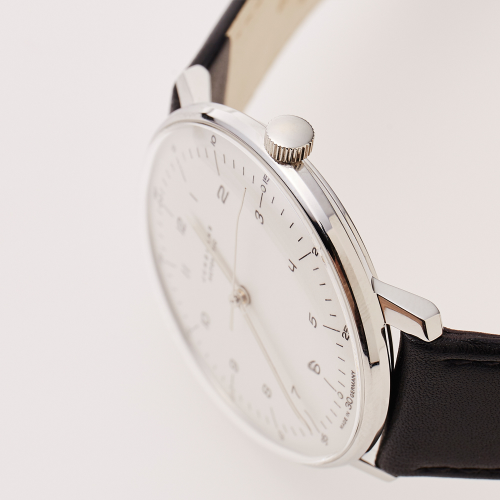 max bill Automatic｜Arabic numerals index｜White-Black｜JUNGHANS