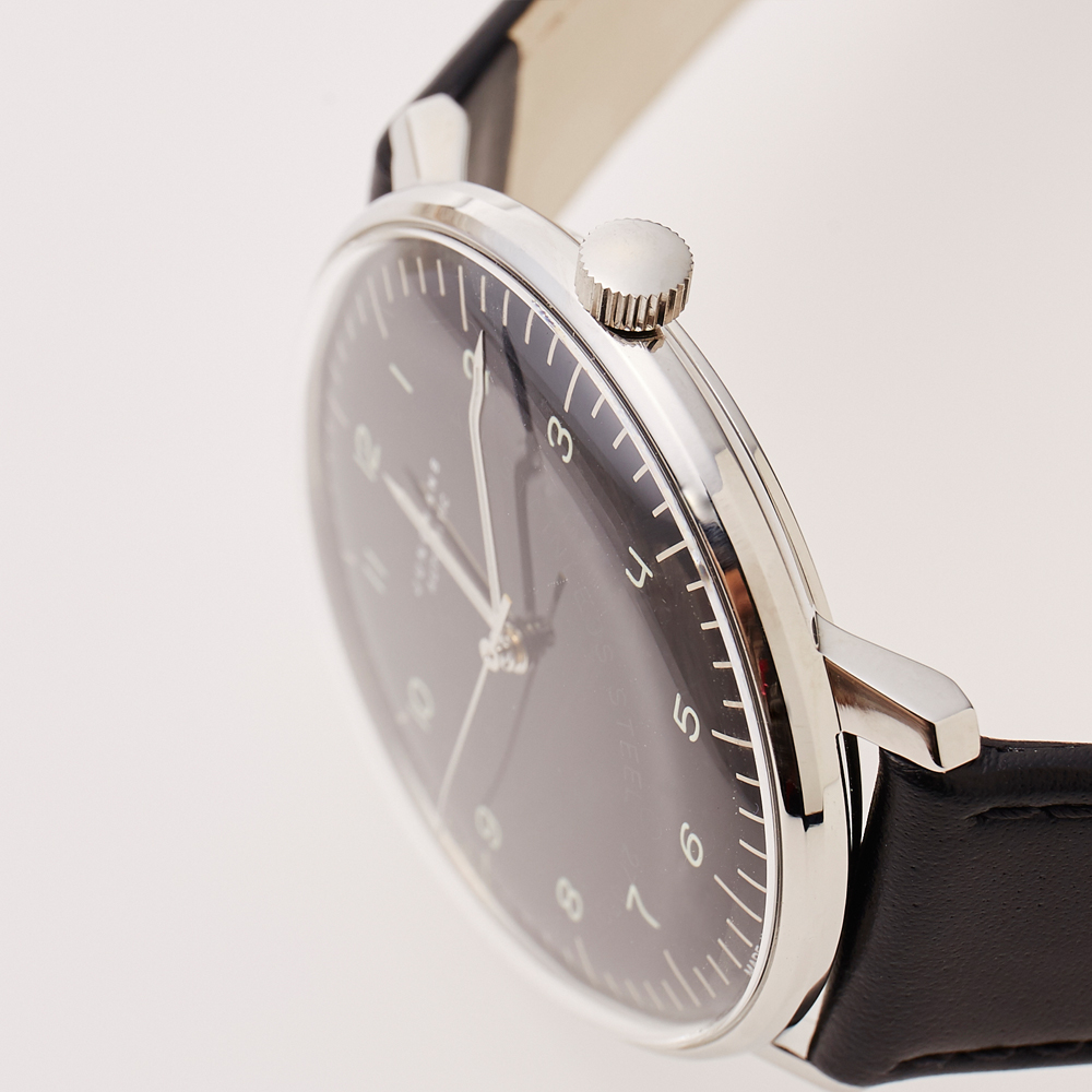 max bill Automatic｜Arabic numerals index｜Black-Black｜JUNGHANS