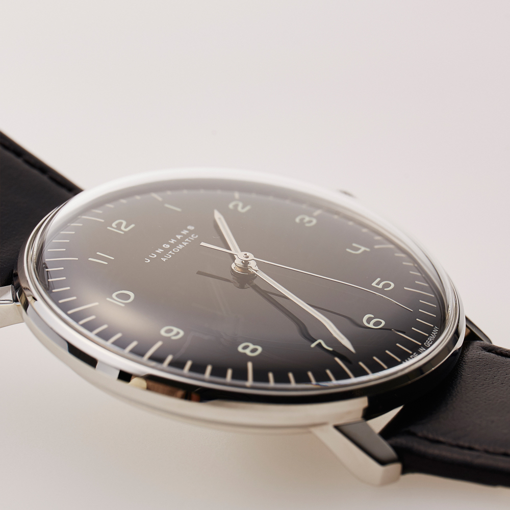 max bill Automatic｜Arabic numerals index｜Black-Black｜JUNGHANS