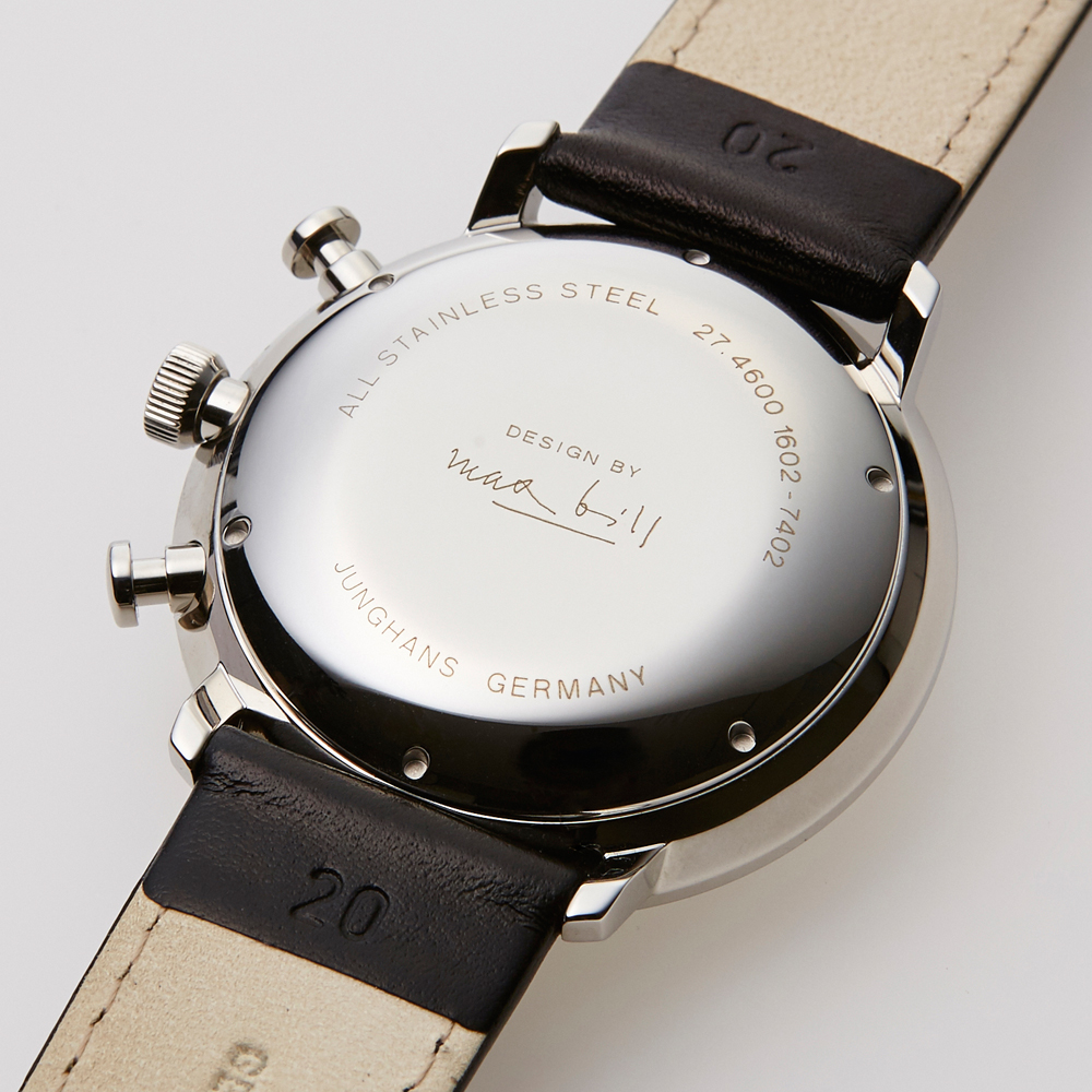 max bill Chronoscope｜White-Black｜JUNGHANS