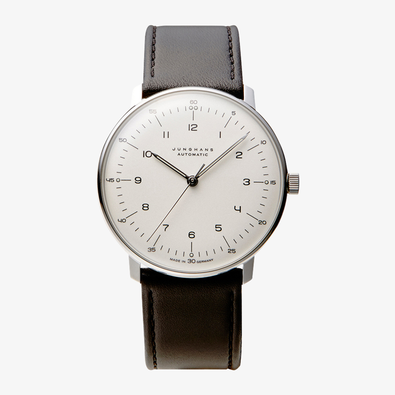 max bill Automatic｜Arabic numerals index｜White-Black｜JUNGHANS