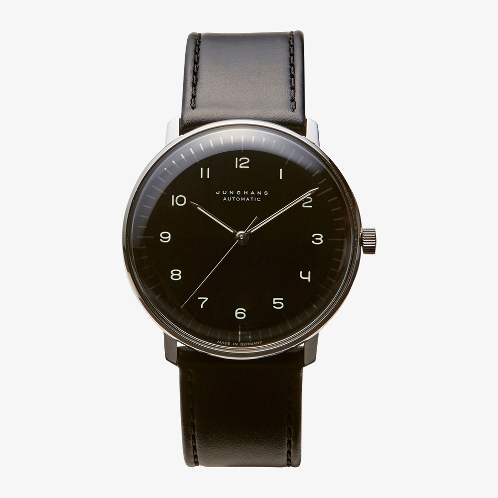 max bill Automatic｜Arabic numerals index｜Black-Black｜JUNGHANS