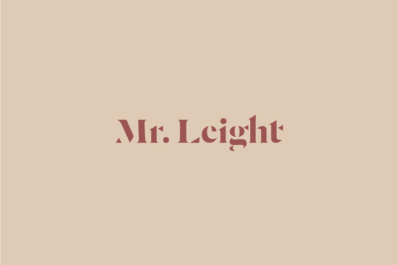 Mr. Leight｜New Brand Debut.