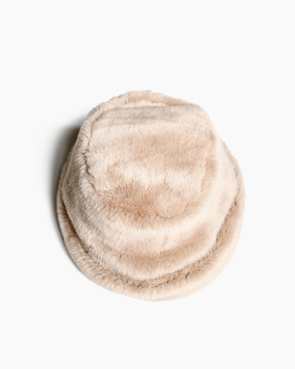 FUR CAP / LIGHT BEIGE｜COMESANDGOES