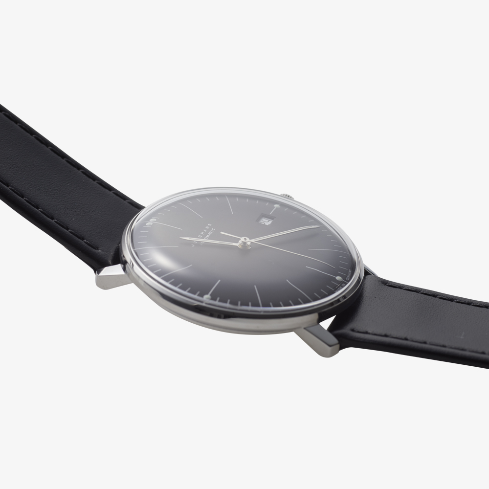 max bill Automatic｜Bar index｜Date｜Black-Black｜JUNGHANS