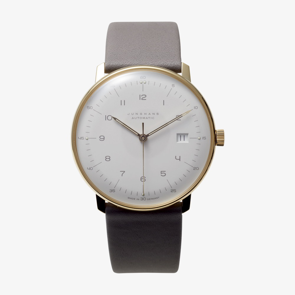 JUNGHANS｜max bill Automatic｜Arabic numerals index｜Date｜White 