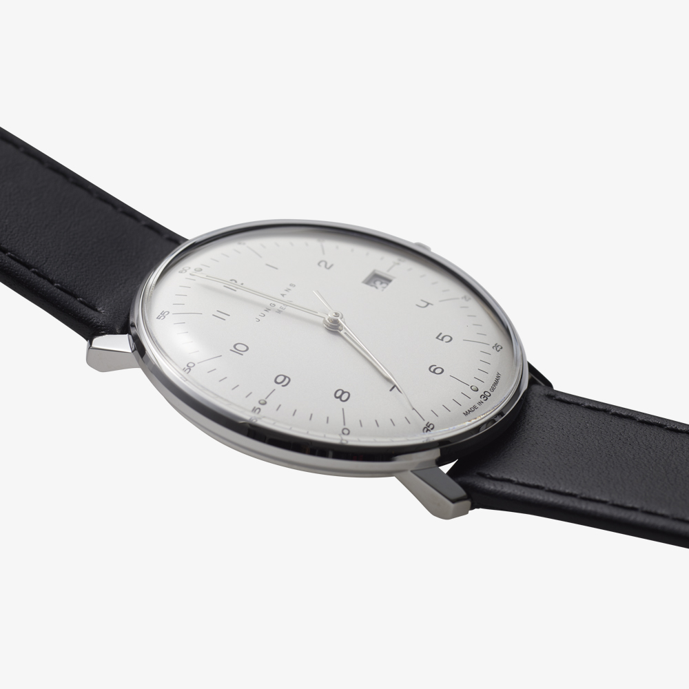 max bill Mega｜Date｜White - Black｜JUNGHANS