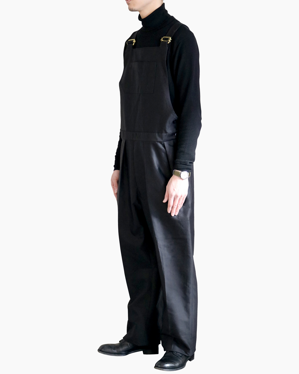 GIZA MOLESKIN｜OVERALL - BLACK｜NEAT