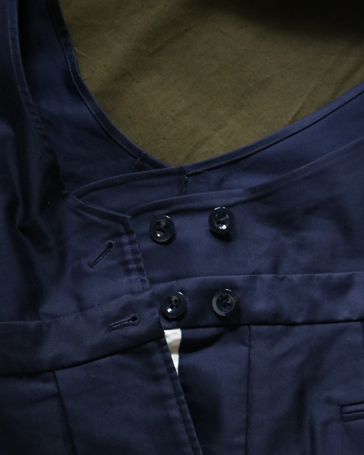 GIZA MOLESKIN｜OVERALL - NAVY｜NEAT