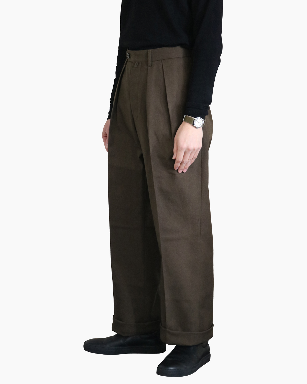 NEAT 20SS MOHAIR BARATHA WIDE slacks オンラインストア廉価 - www