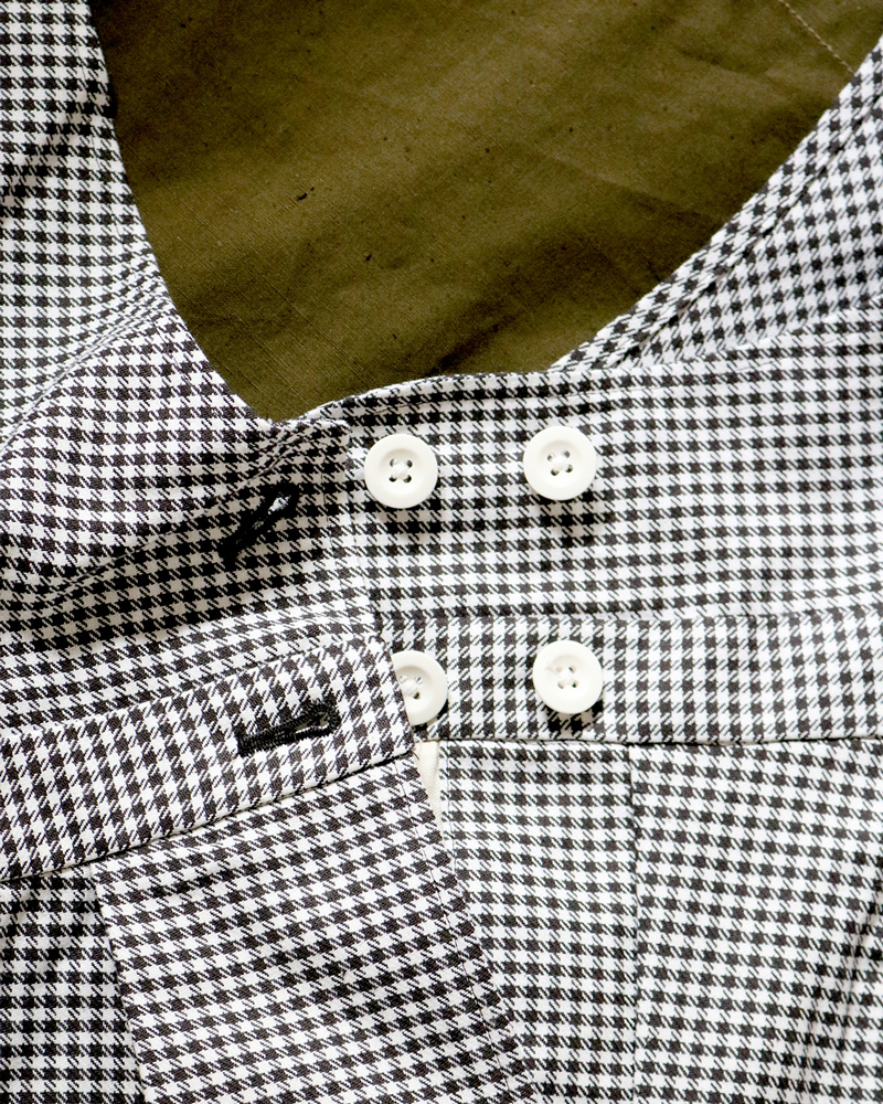 80's VINTAGE GINGHAM｜OVERALLL - BROWN×WHITE｜NEAT