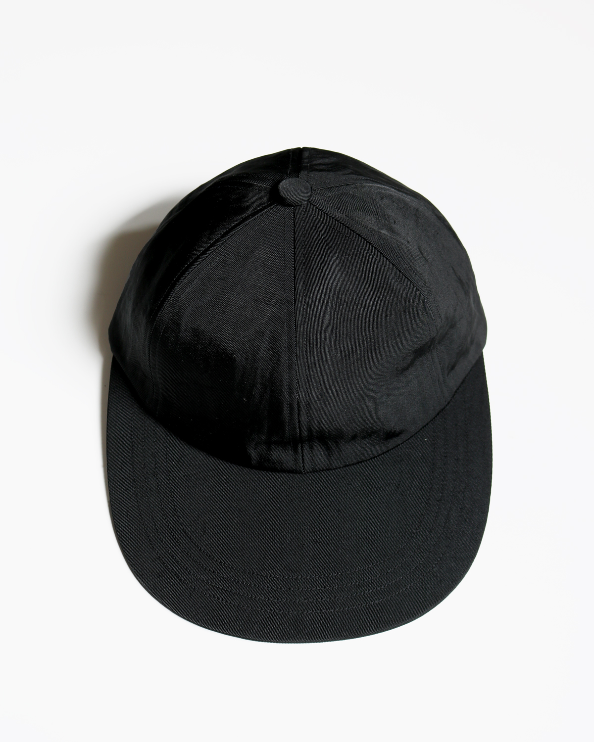 LONG BRIM CAP - BLACK｜COMESANDGOES