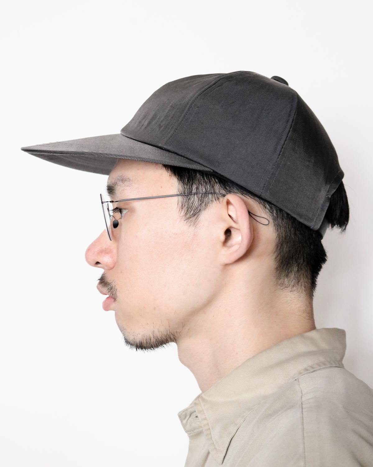 LONG BRIM CAP - GREY｜COMESANDGOES