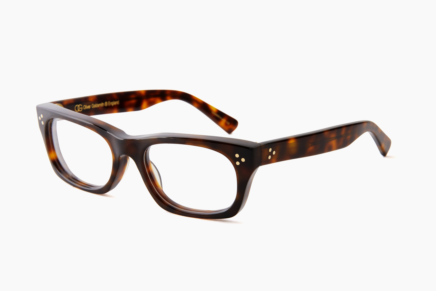 VICE CONSUL-s - Darker Tortoise｜OLIVER GOLDSMITH