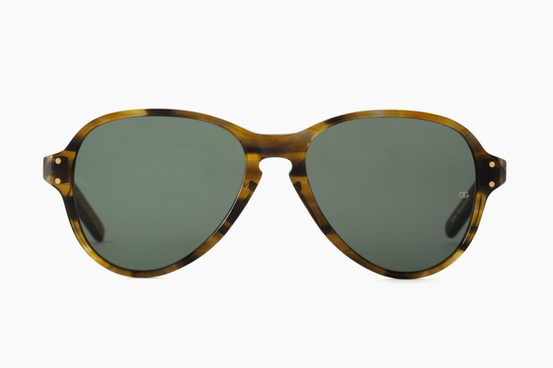 ANMAN SG – Olive Tortoiseshell｜OLIVER GOLDSMITH