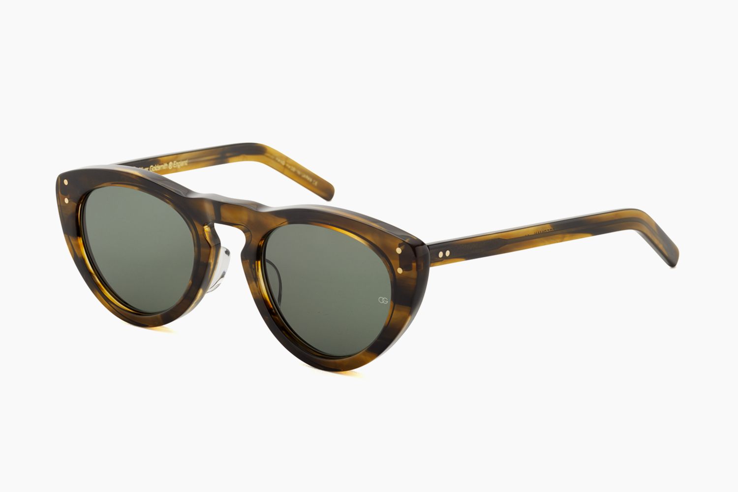 STEPMAN SG - Olive Tortoiseshell｜OLIVER GOLDSMITH