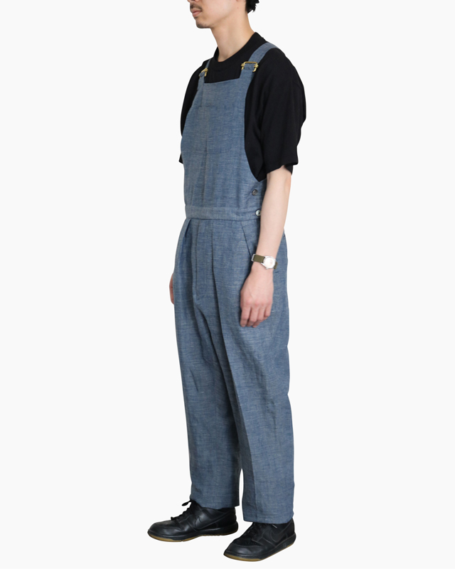 LINEN CHAMBRAY｜OVERALL – BLUE｜NEAT