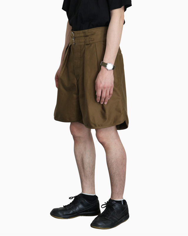 GIZA MOLESKIN｜GURKHA SHORTS – KAHKI｜NEAT