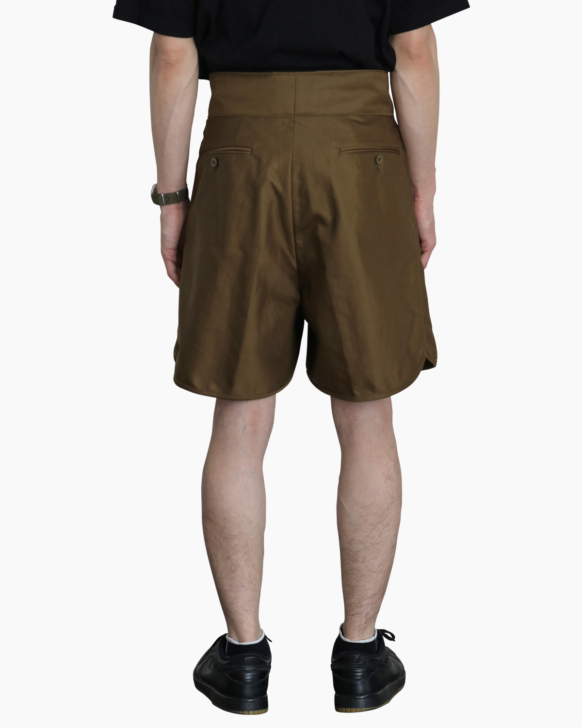 メンズNEAT GIZA MOLESKIN SHORTS KHAKI - ショートパンツ