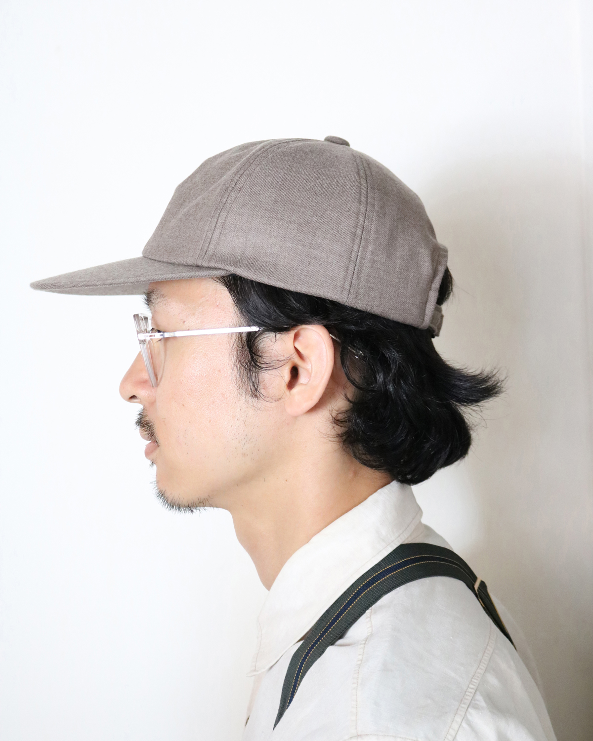 COMESANDGOES｜Suit Fabric Cap - Beige｜PRODUCT｜Continuer Inc 