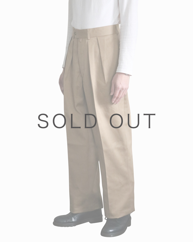 COTTON PIQUE｜WIDE – Beige｜NEAT