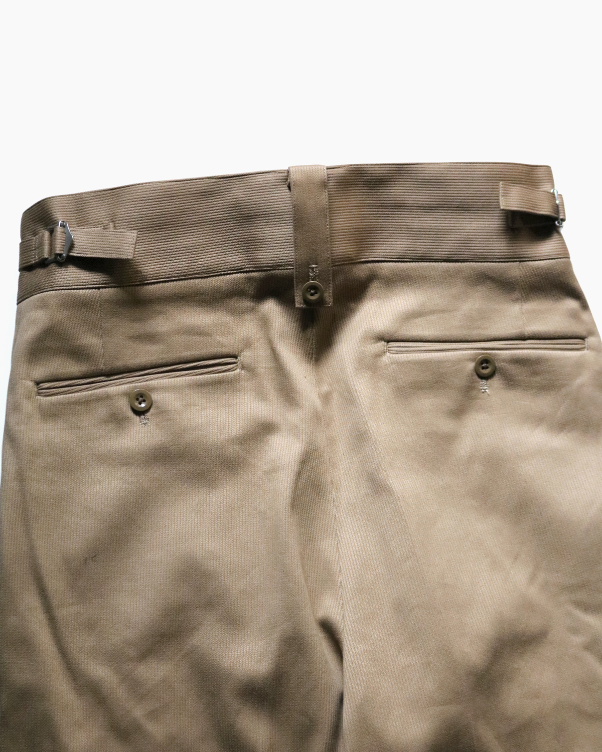 COTTON PIQUE｜BELTLESS - Beige｜NEAT