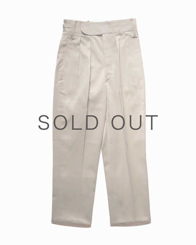 COTTON PIQUE｜BELTLESS – Beige｜NEAT