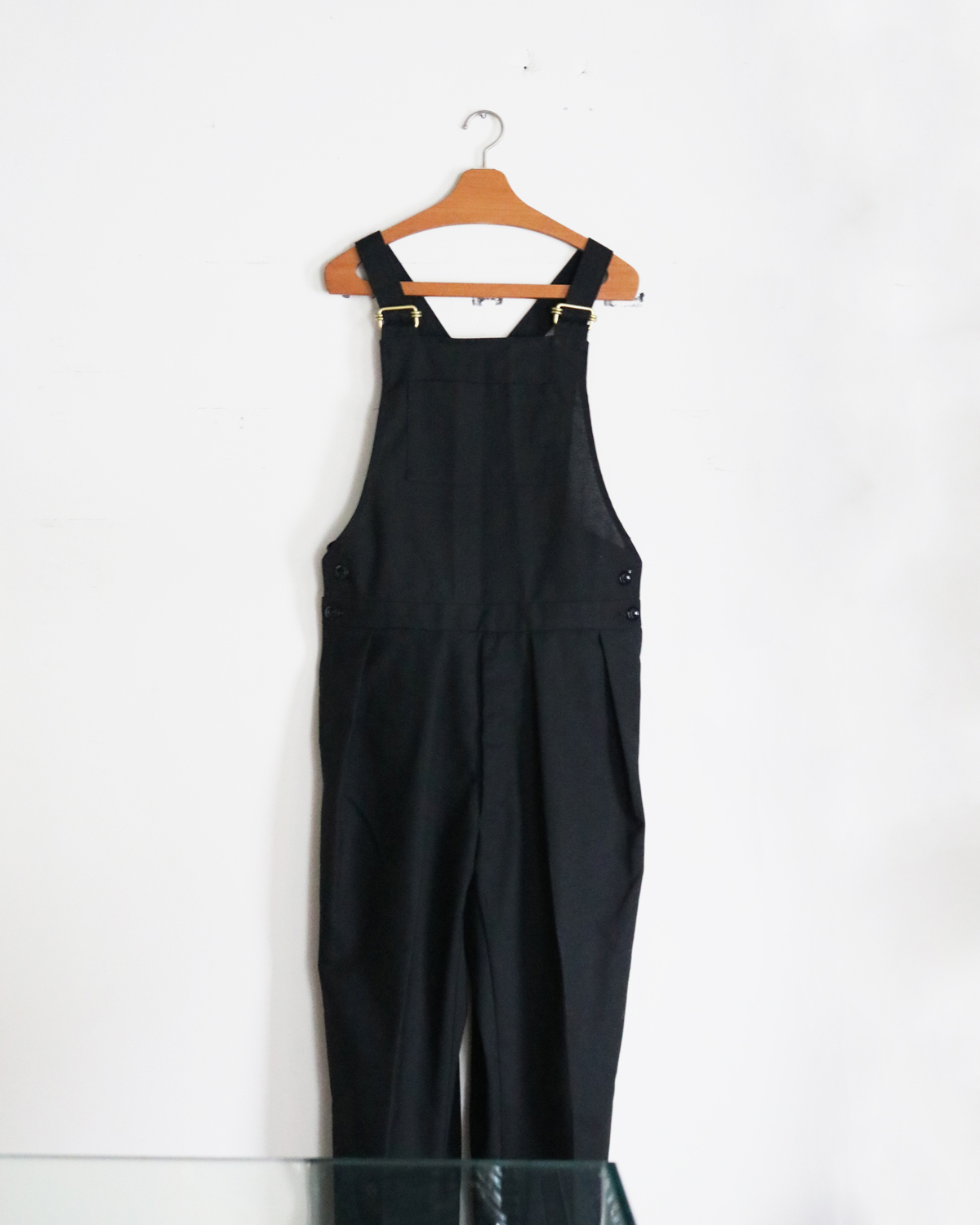 NEAT｜HOPSACK｜OVERALL - Black｜PRODUCT｜Continuer Inc.｜メガネ