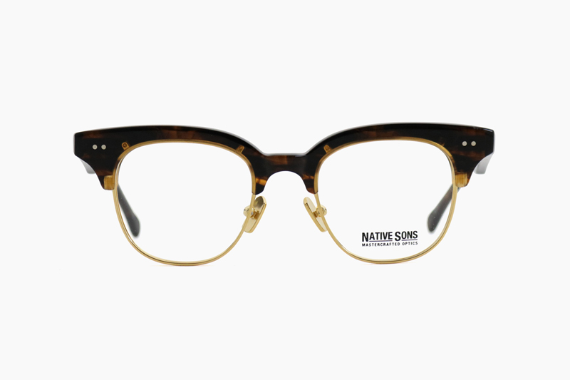 NATIVE SONS｜NEWMAN - Brown Tort / SUN-Gold｜PRODUCT｜Continuer 