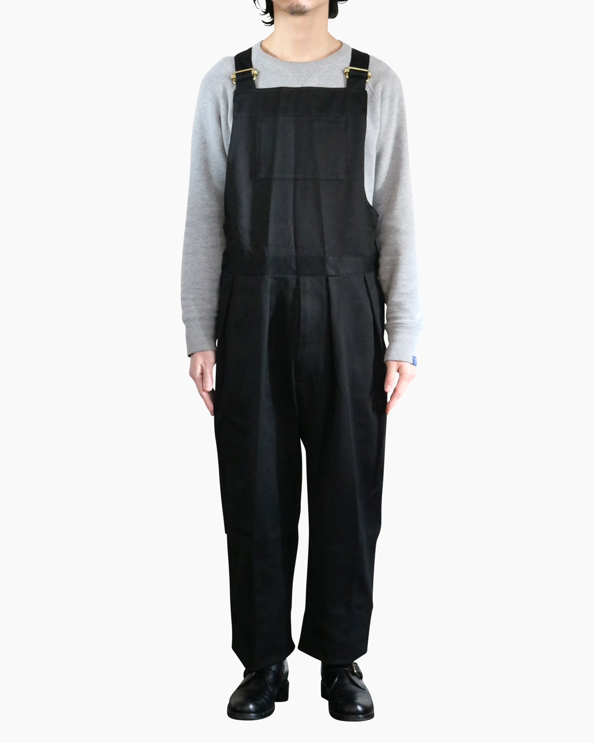 NEAT｜COTTON PIQUE｜OVERALL - Black｜PRODUCT｜Continuer Inc