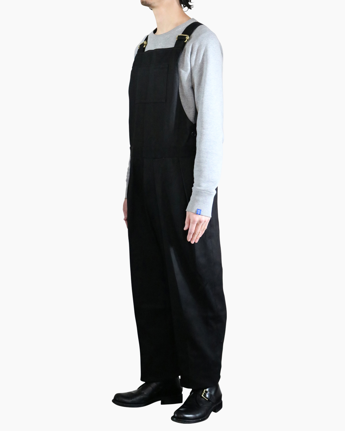 COTTON PIQUE｜OVERALL - Black｜NEAT