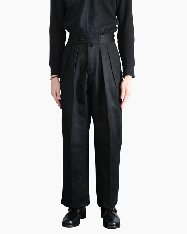 NEAT｜COTTON PIQUE｜OVERALL - Black｜PRODUCT｜Continuer Inc