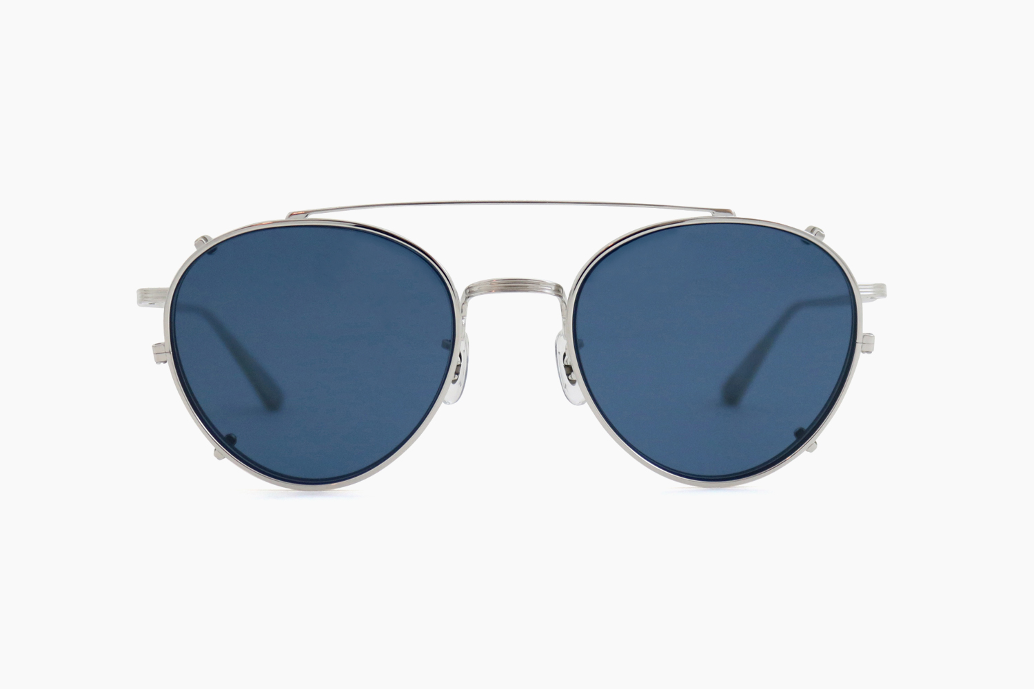 OLIVER PEOPLES THE ROW｜BROWNSTONE CLIP - 503680 Silver｜OLIVER PEOPLES