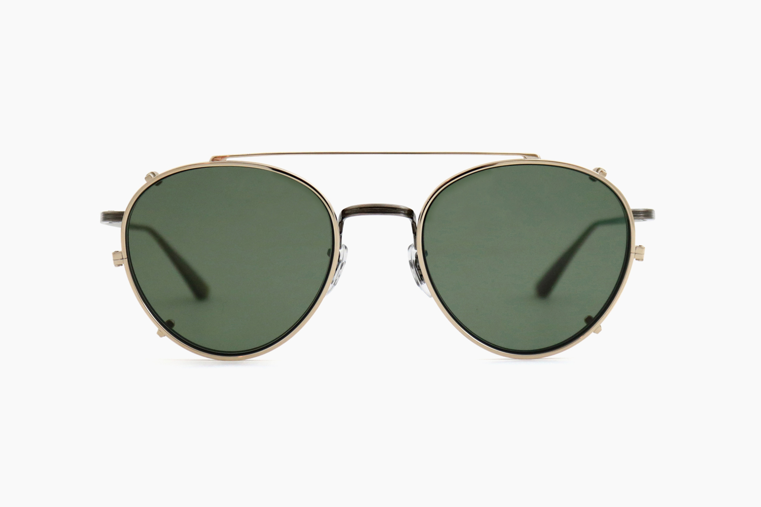 OLIVER PEOPLES THE ROW｜BROWNSTONE CLIP - 52929A White Gold｜OLIVER PEOPLES