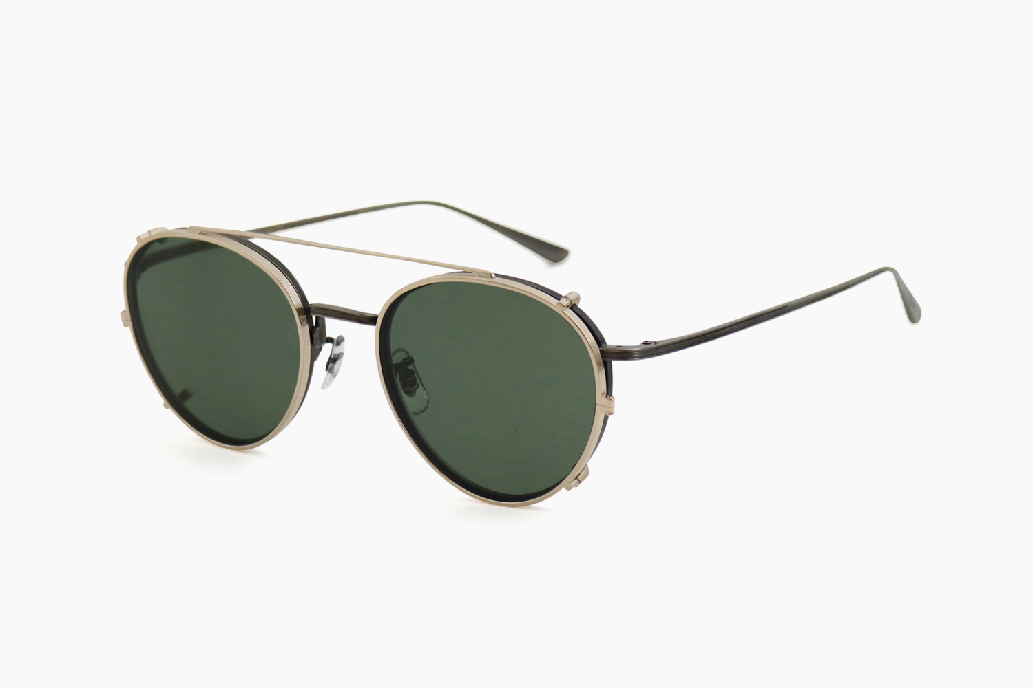 OLIVER PEOPLES THE ROW｜BROWNSTONE CLIP - 52929A White Gold｜OLIVER PEOPLES