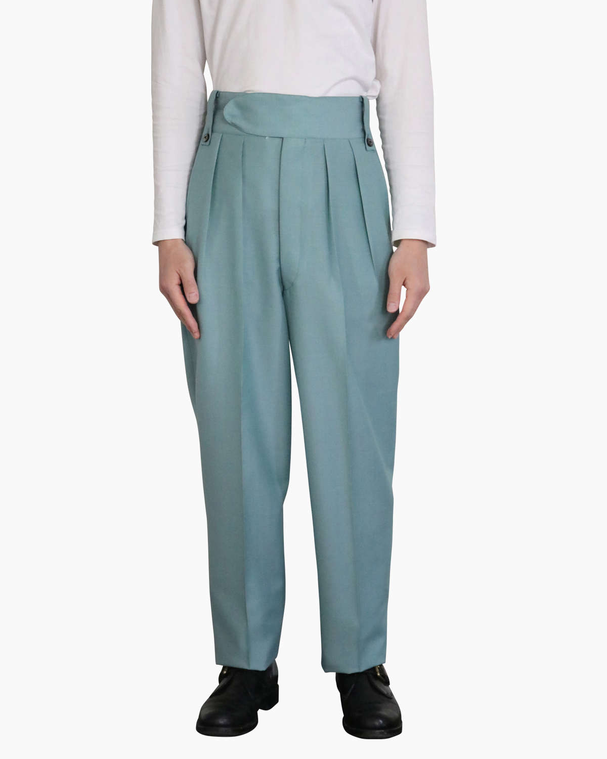 BOWER ROEBUCK Plain｜BELTLESS - Turquoise｜NEAT