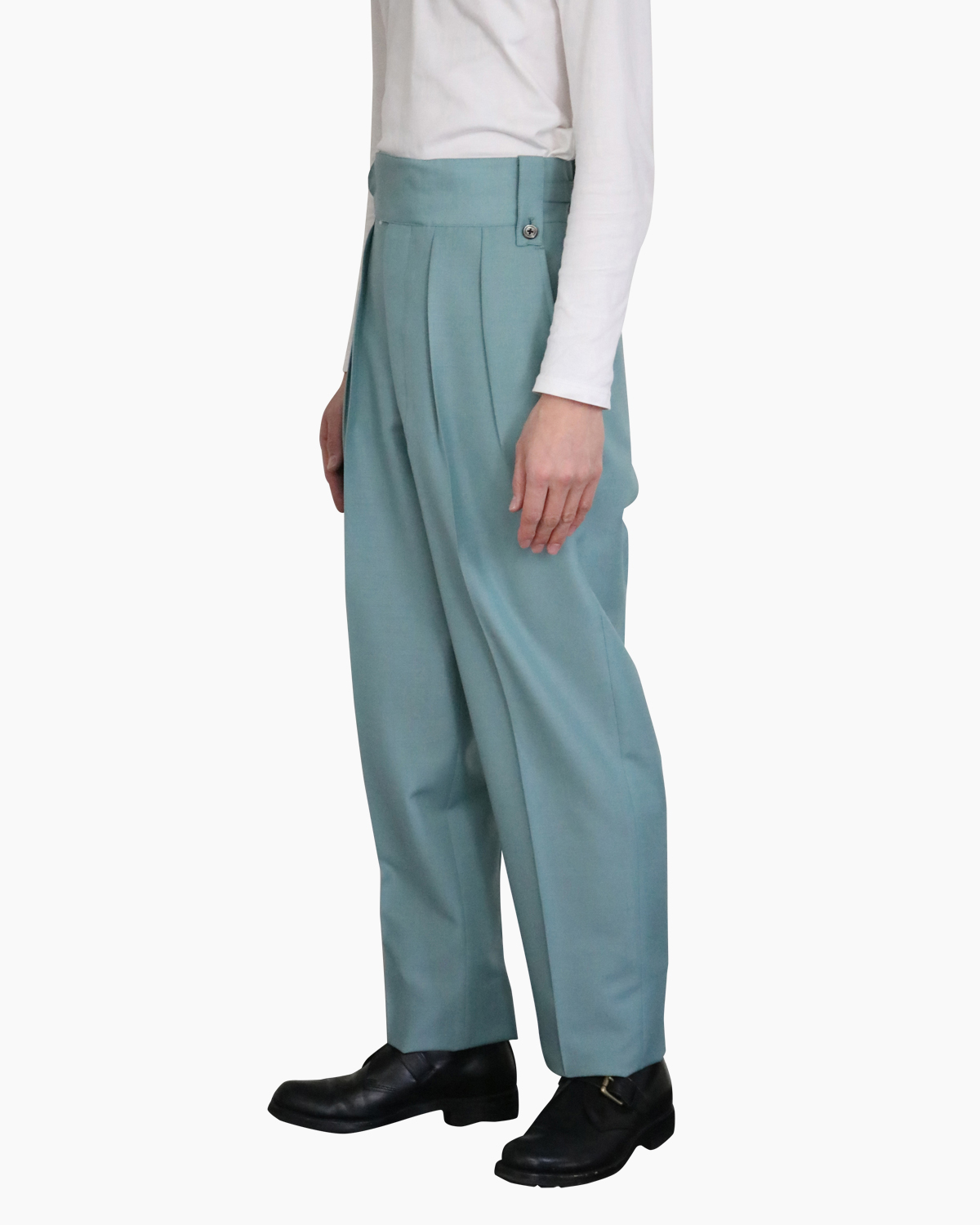 BOWER ROEBUCK Plain｜BELTLESS - Turquoise｜NEAT