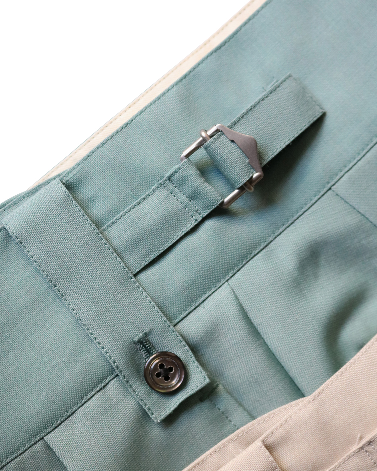 BOWER ROEBUCK Plain｜BELTLESS - Turquoise｜NEAT