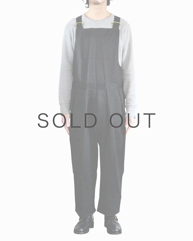 NEAT｜COTTON PIQUE｜OVERALL - Black｜PRODUCT｜Continuer Inc 