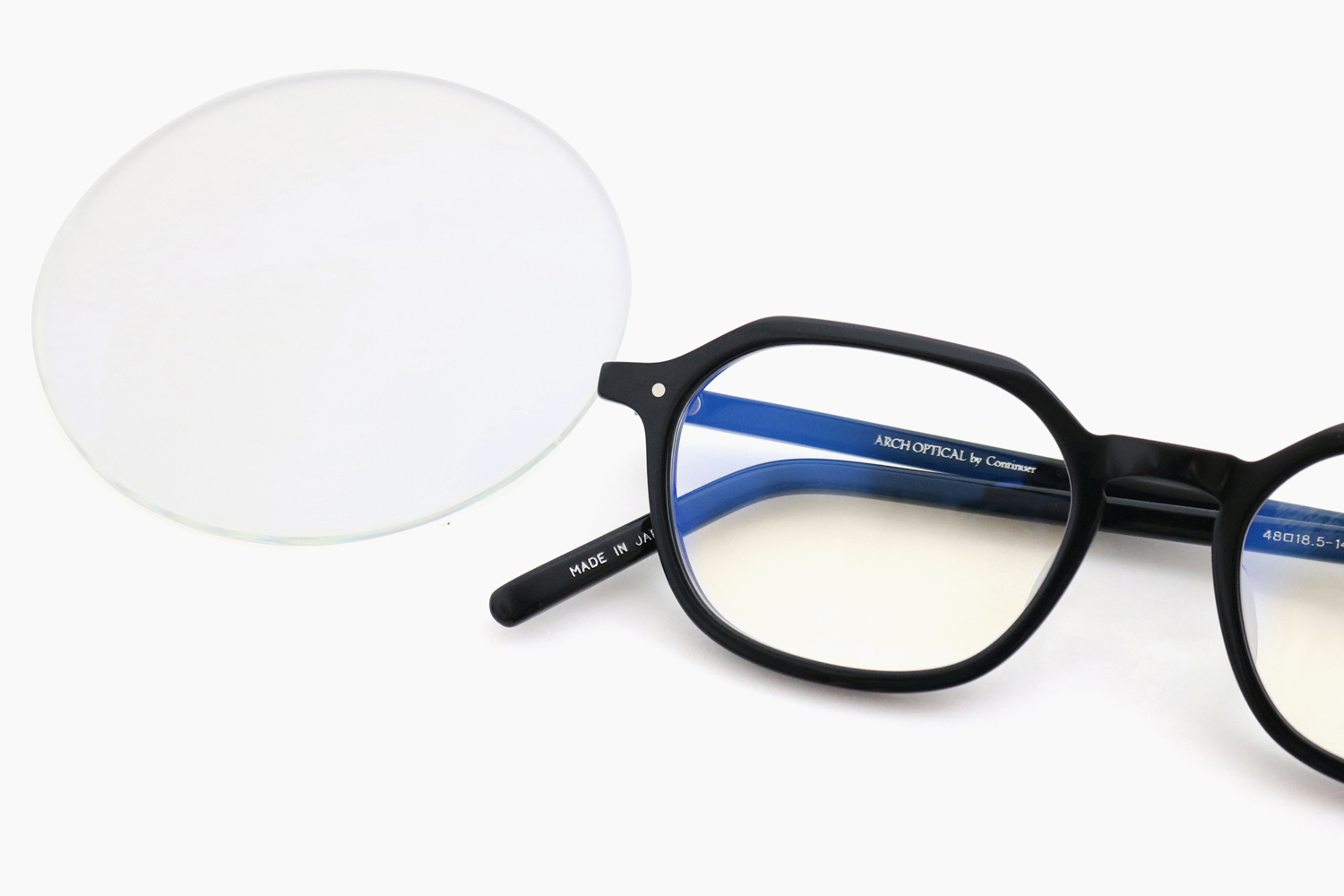 ARCH OPTICAL × Blue light cut｜A/a-CRS - BLK｜ARCH OPTICAL