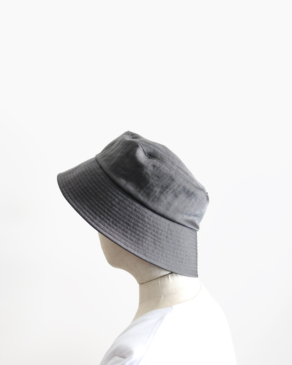 WATER PROOF NYLON BUCKET HAT - Gray｜COMESANDGOES