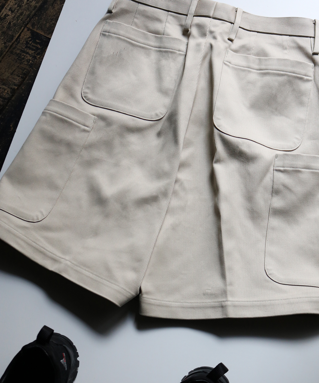 COTTON PIQUE｜SHORTS - Ivory｜NEAT