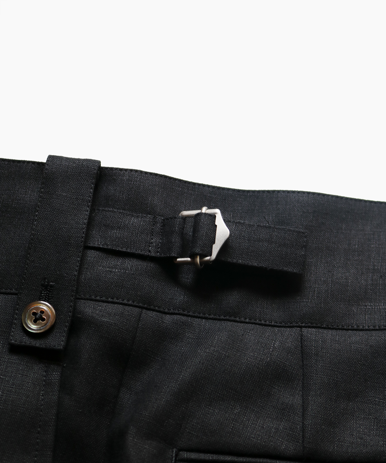 SPENCE BRYSON LINEN｜BELTLESS - Black｜NEAT