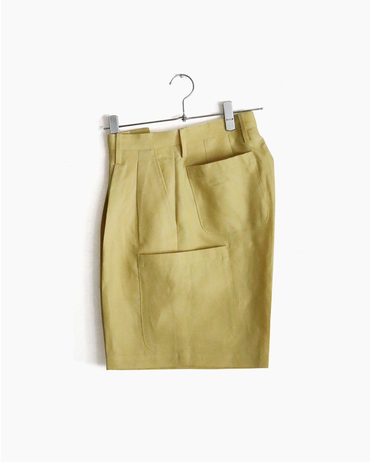 SPENCE BRYSON LINEN｜CARGO SHORTS - Yellow｜NEAT