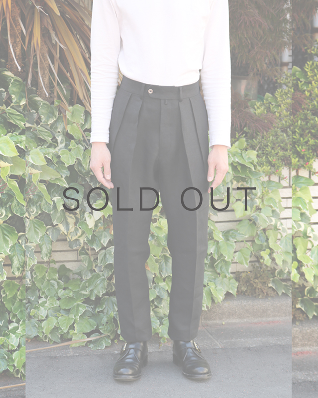 SPENCE BRYSON LINEN｜TAPERED – Black｜NEAT