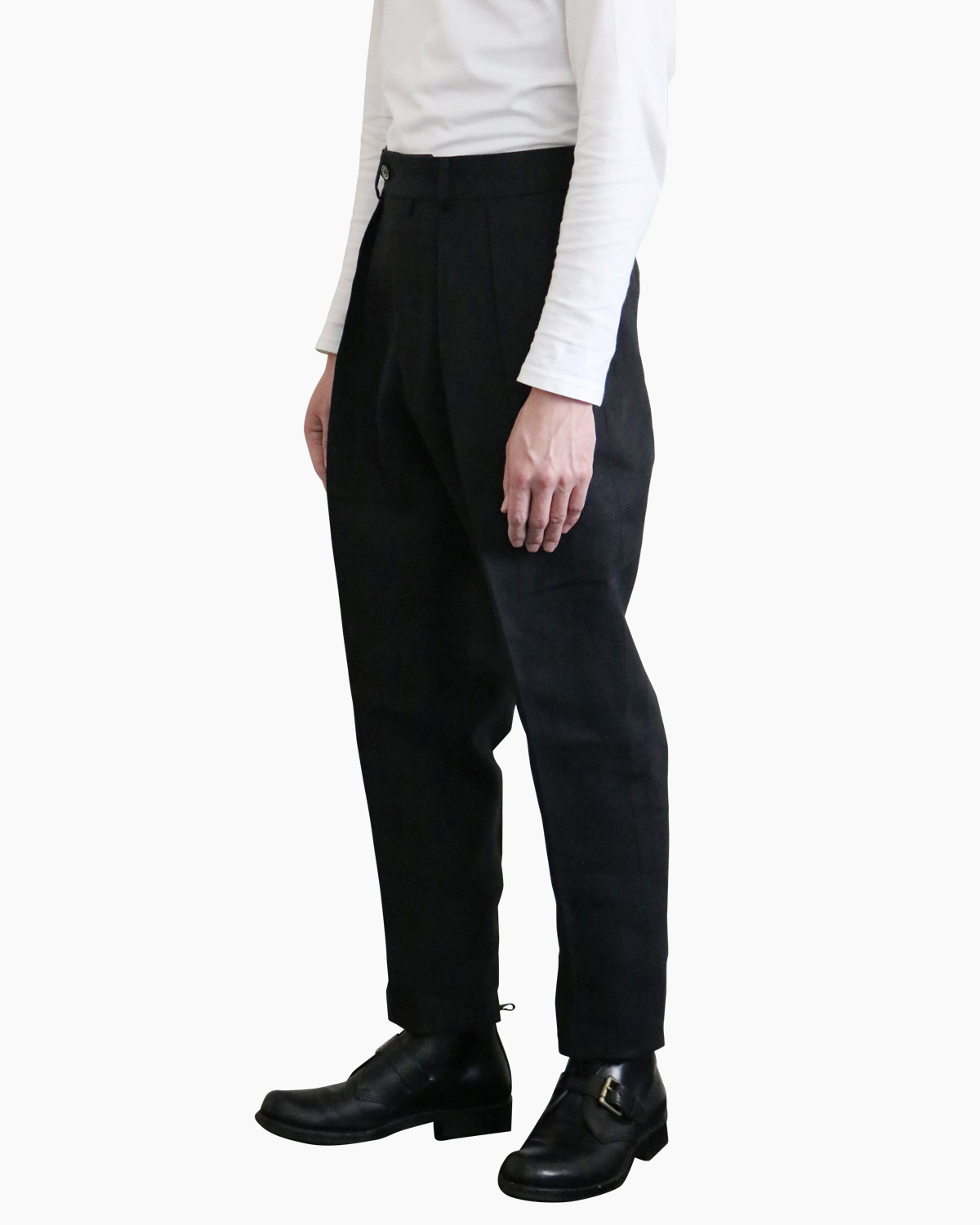 SPENCE BRYSON LINEN｜TAPERED - Black｜NEAT