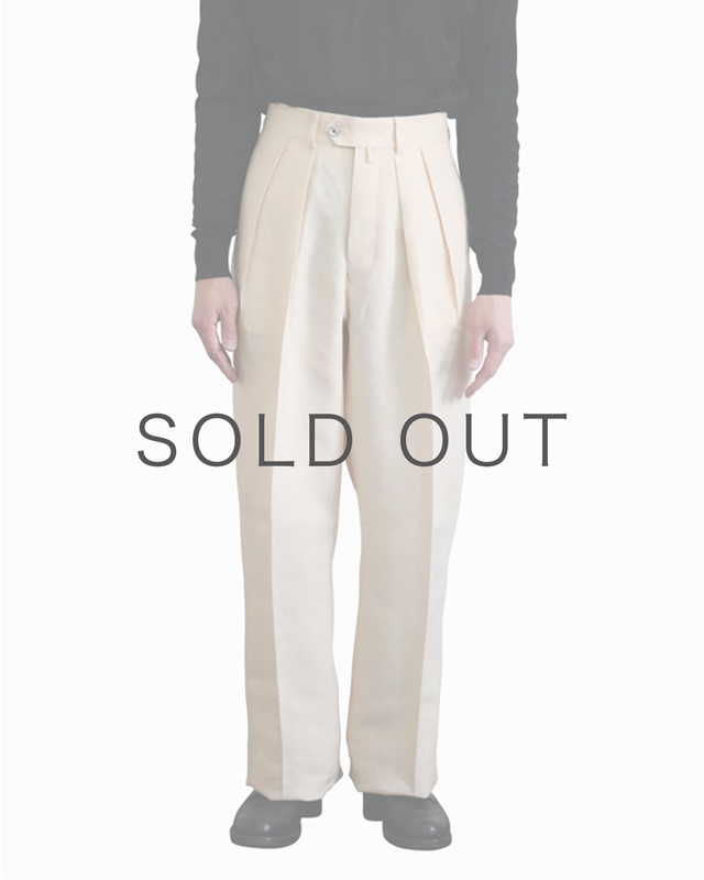 SPENCE BRYSON LINEN｜WIDE – Ivory｜NEAT