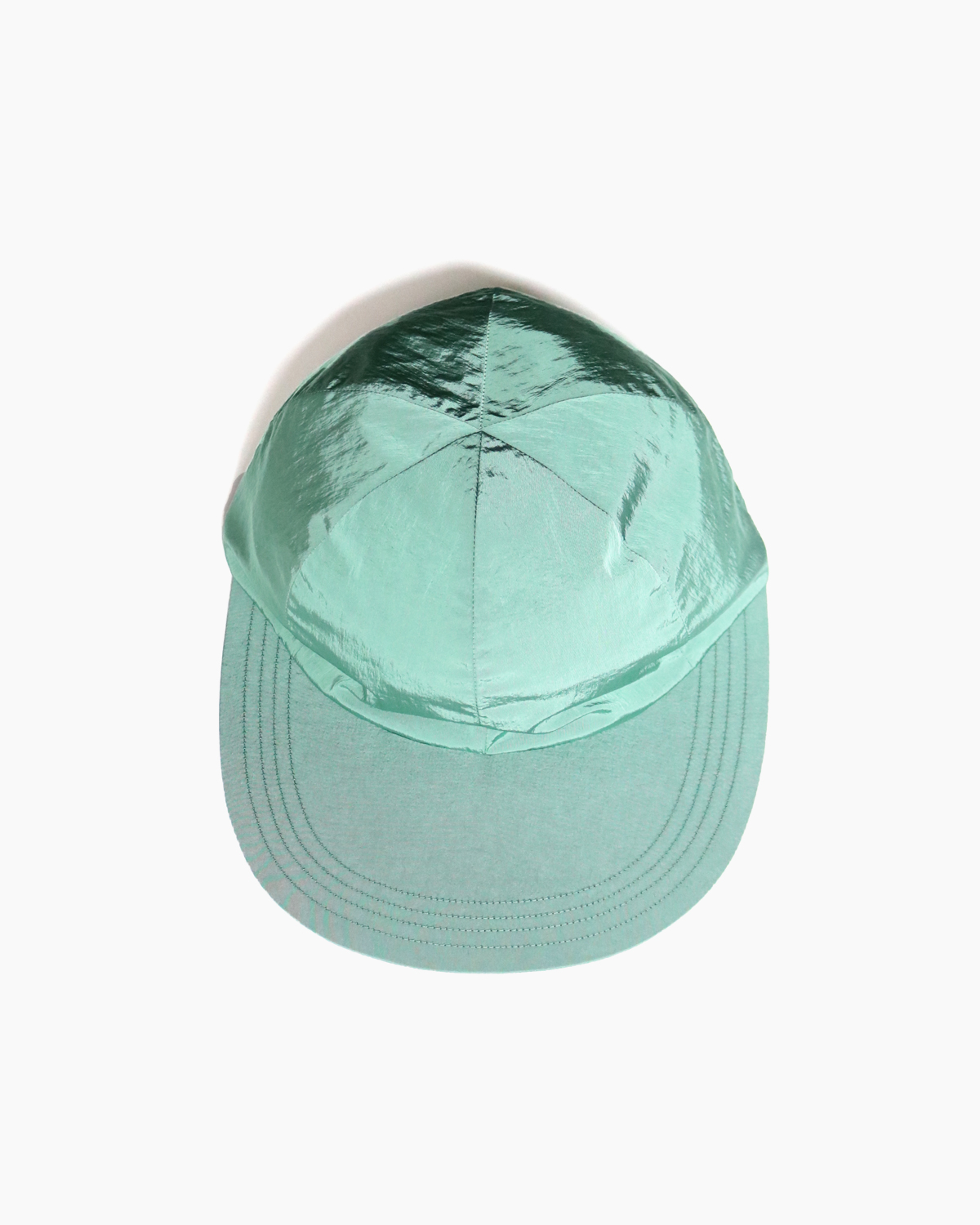 LIGHT NYLON BIG BRIM CAP - Green｜COMESANDGOES